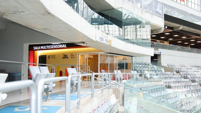 sala multissensorial Athletico Arena da Baixada