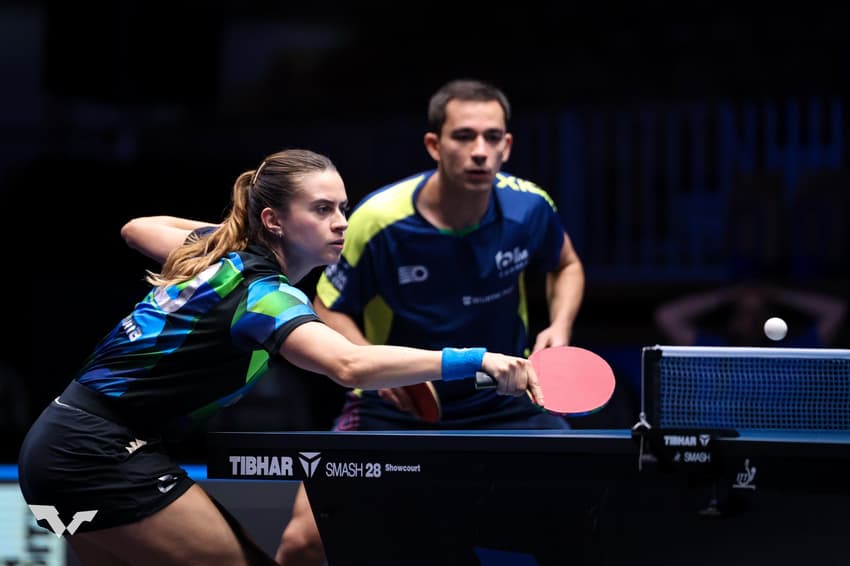 Bruna Takahashi e Hugo Calderano garantiram medalha no WTT Star Contender