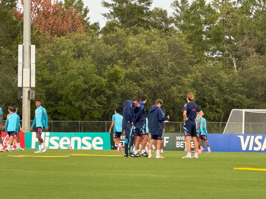 treino Flamengo Bayern Mundial