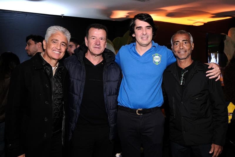 Bebeto, Dunga, Diego Fernandes e Romário (Foto: Rafa Cusato)