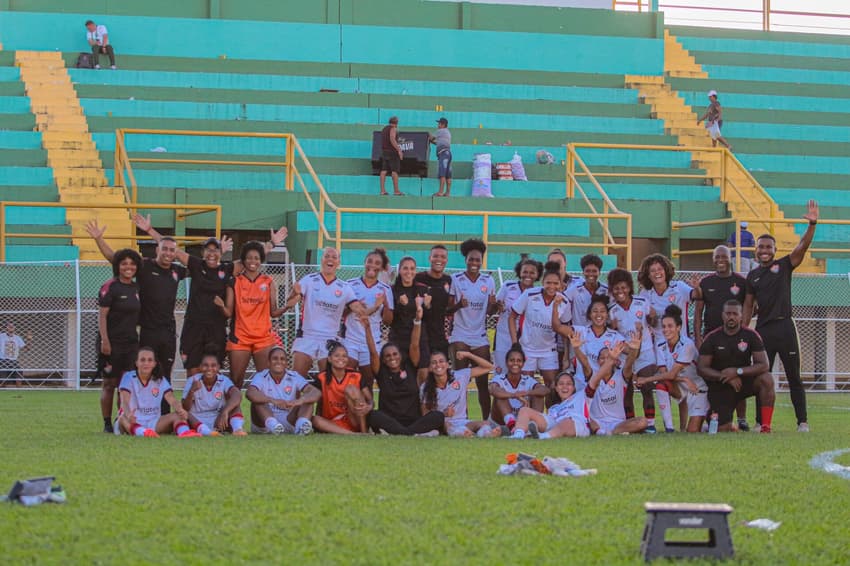 Vitória disputa a Série A2 feminina. (Foto: EC Vitória/Divulgação)