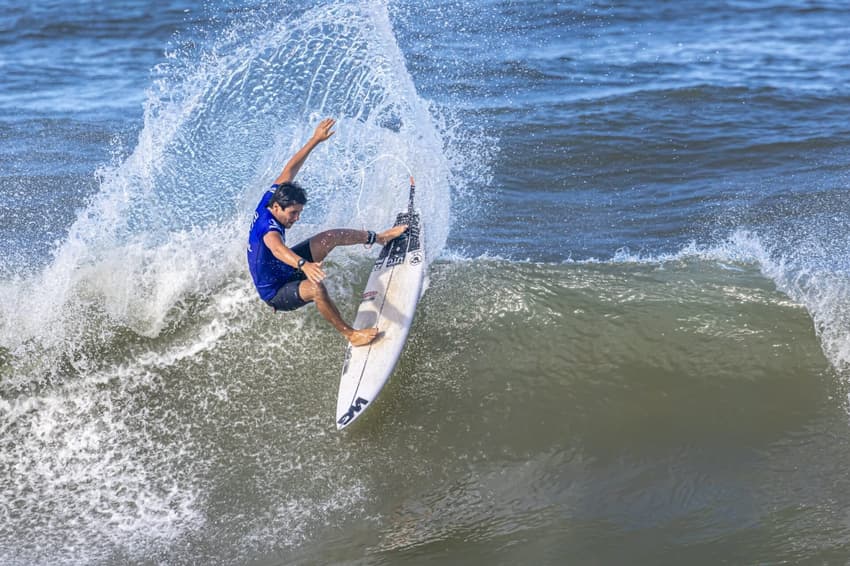 Surfista Diego Aguiar (Foto: Fabriciano Junior / CBSurf)
