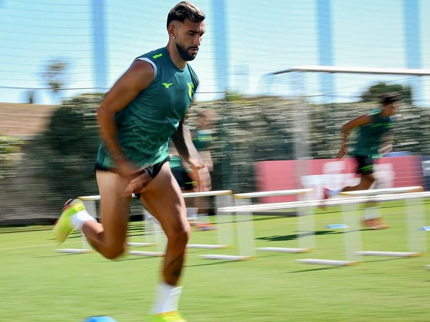 Taty Castellanos em treino da Lazio