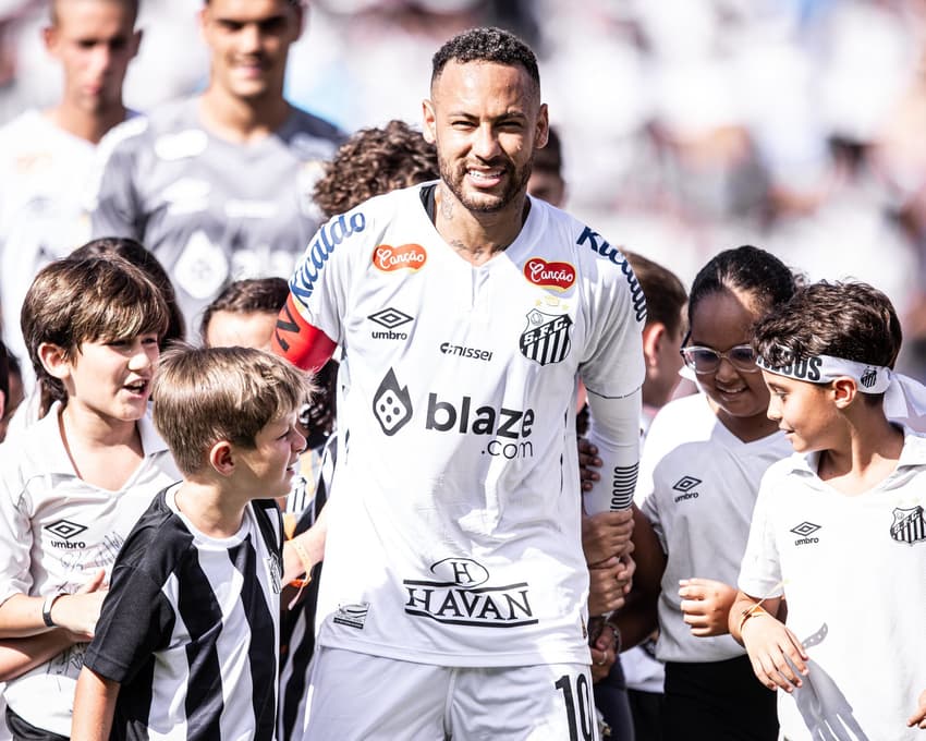 Santos deve ter Neymar no confronto (Foto: Raul Baretta/ Santos FC)