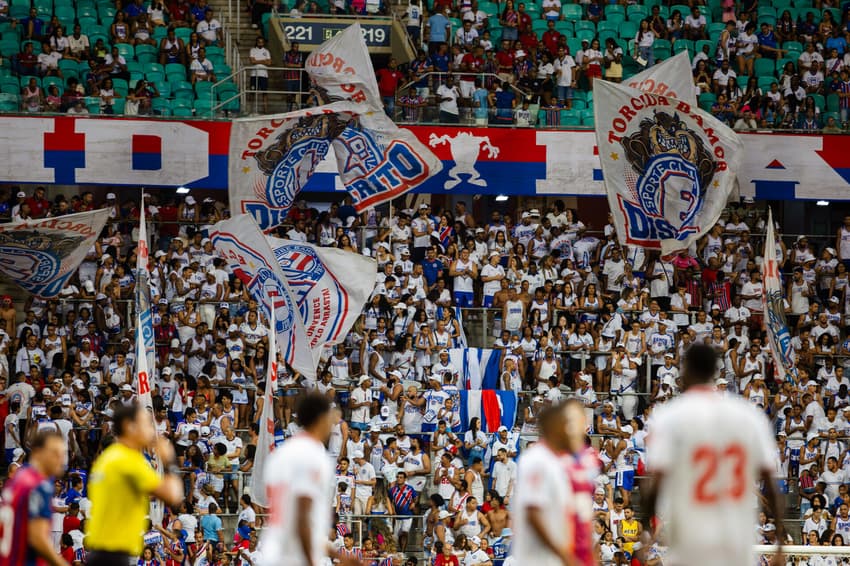 Torcida do Bahia na partida contra o Náutico (Foto: Letícia Martins / EC Bahia)
