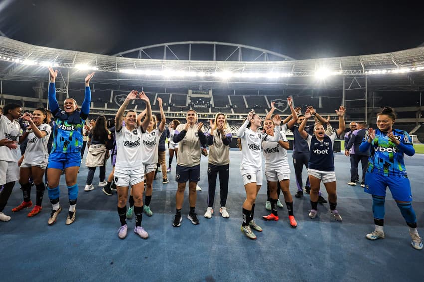 Botafogo está de volta à elite do Brasileirão Feminino. (Foto: Arthur Barreto/Botafogo)