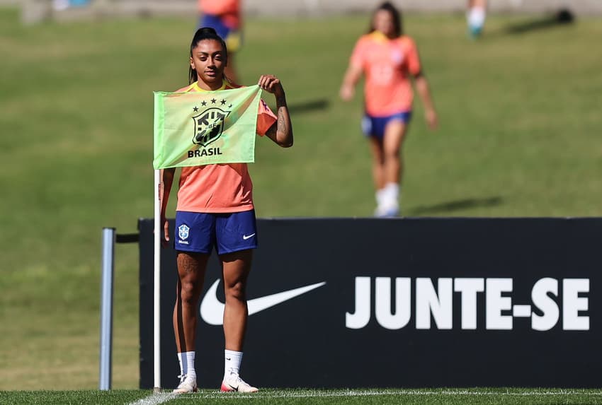 Jogadora do Manchester City, Kerolin é um dos principais nomes da Seleção feminina. (Lívia Villas Boas / CBF)