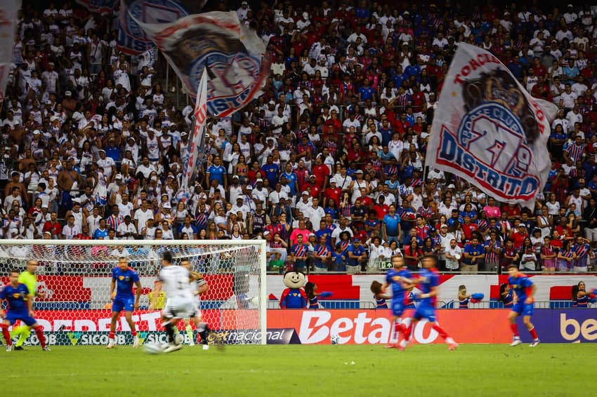Torcida do Bahia contra o Atlético-MG (Foto: Letícia Martins / EC Bahia)