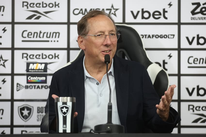 John Textor é o dono da SAF do Botafogo (Foto: Vítor Silva/Botafogo)