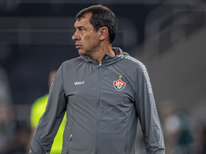 Fábio Carille no comando do Vitória (Foto: Victor Ferreira / EC Vitória)