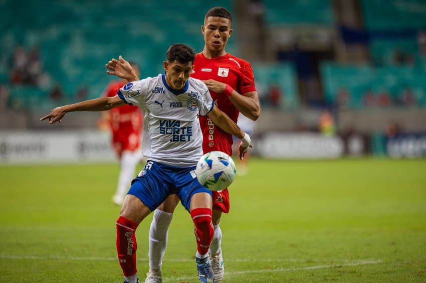Erick Pulga em ação contra o América de Cali (Foto: Letícia Martins / EC Bahia)