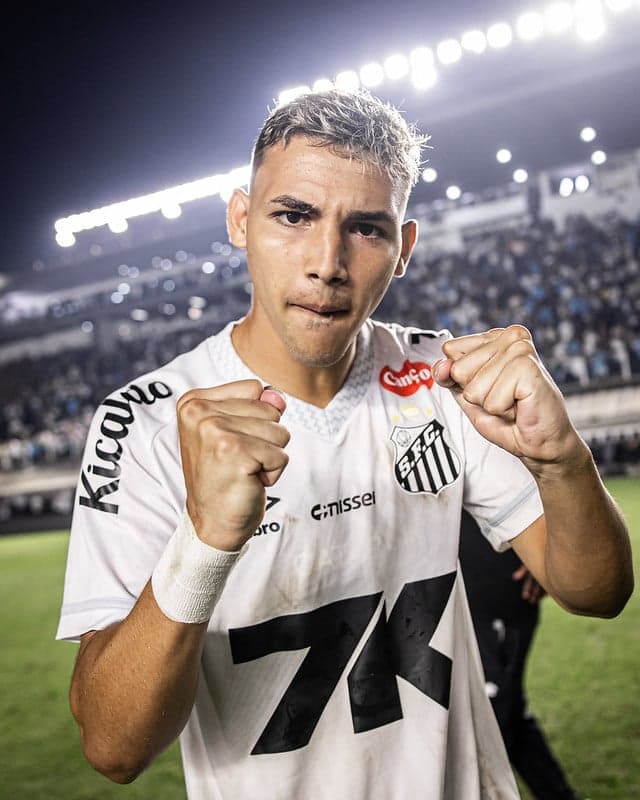 Deivid Wasghington foi titular na vitória do Santos diante do Flamengo na Vila Belmiro. (Foto: Raul Baretta/ Santos FC)