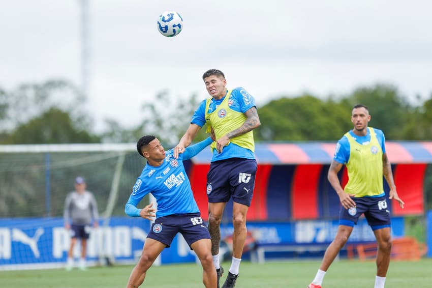 Último treino do Bahia antes de enfrentar o Fortaleza (Foto: Rafael Rodrigues / EC Bahia)