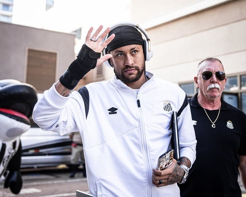 Neymar jogou os 90 minutos diante do Flamengo e do Mirassol. (Foto: Raul Baretta/ Santos FC)