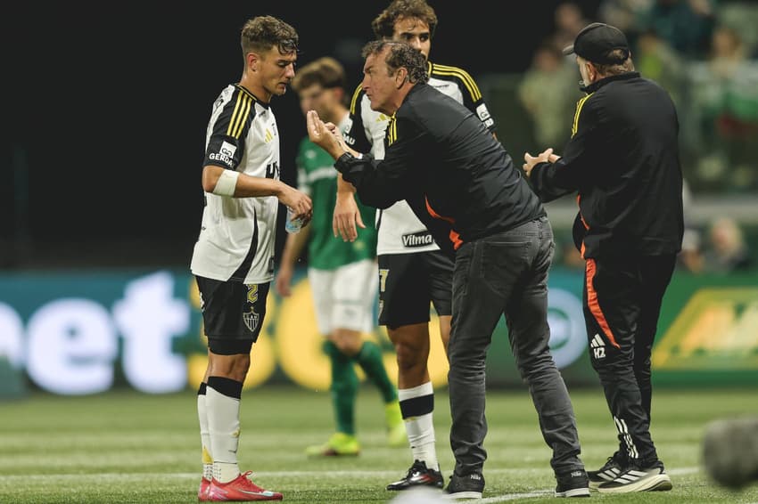 Cuca em Palmeiras x Atlético-MG (Foto: Pedro Souza / Atlético)