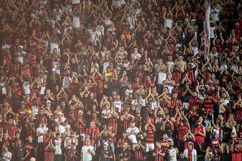 Torcida do Vitória no Barradão (Foto: Victor Ferreira / EC Vitória)