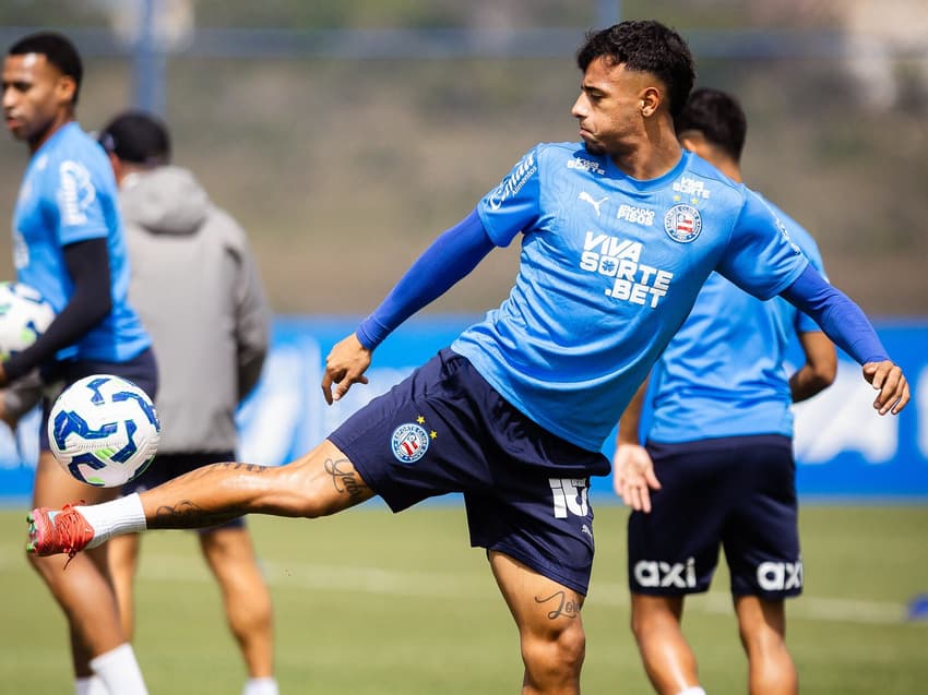 Lucho Rodríguez em treino do Bahia (Foto: Letícia Martins / EC Bahia)