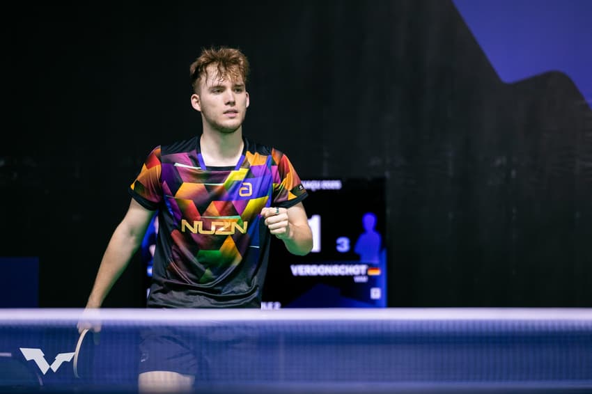 Wim Verdonschot é o primeiro adversário de Hugo Calderano no WTT Foz do iguaçu (foto: WTT)