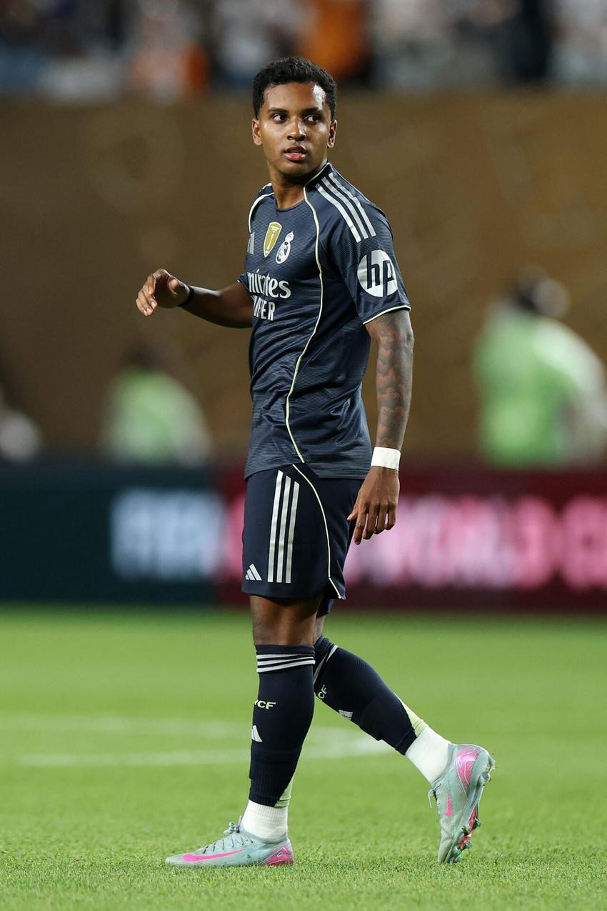 Rodrygo em ação pelo Real Madrid no Mundial (Foto: Francois Nel / GETTY IMAGES NORTH AMERICA / Getty Images via AFP)