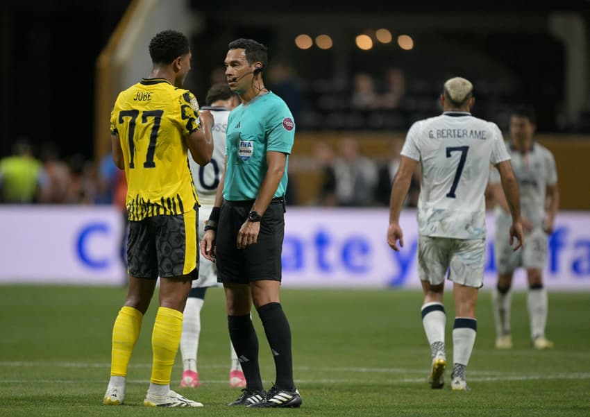 Jobe Bellingham foi suspenso para a partida contra o Real Madrid (Foto: Juan MABROMATA / AFP)