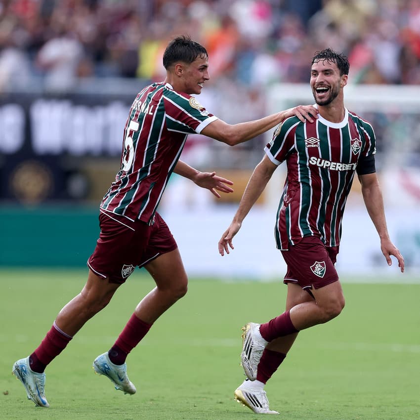 Martinelli comemora gol do Fluminense diante do Al-Hilal (Foto: Megan Briggs / GETTY IMAGES NORTH AMERICA / Getty Images via AFP)