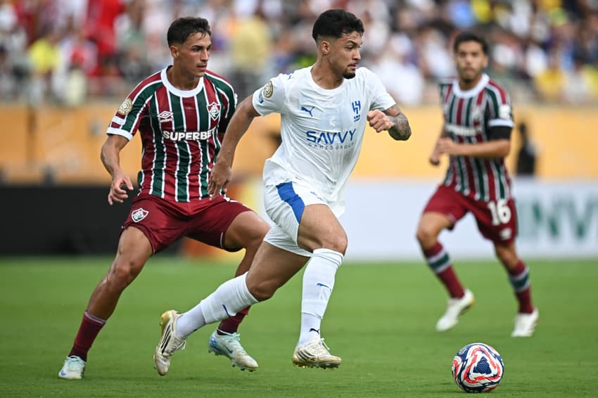 Marcos Leonardo em Fluminense x Al-Hilal no Mundial (Foto: Paul ELLIS / AFP)