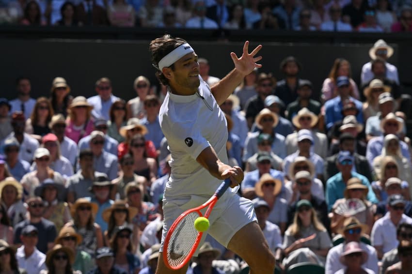 Número 5 do mundo, Taylor Fritz busca inédita final em Wimbledon (Foto: Glyn KIRK / AFP)