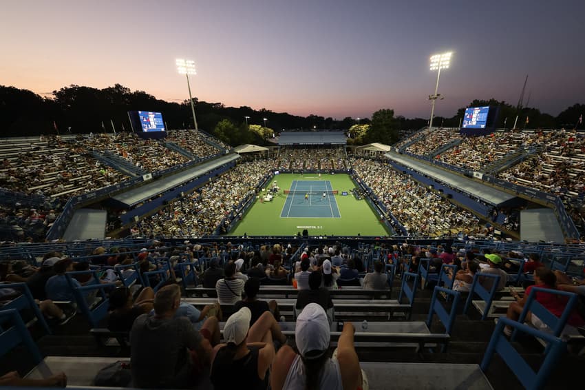 A quadra central do ATP 500 de Washington (Foto: Scott Taetsch / GETTY IMAGES NORTH AMERICA / Getty Images via AFP)