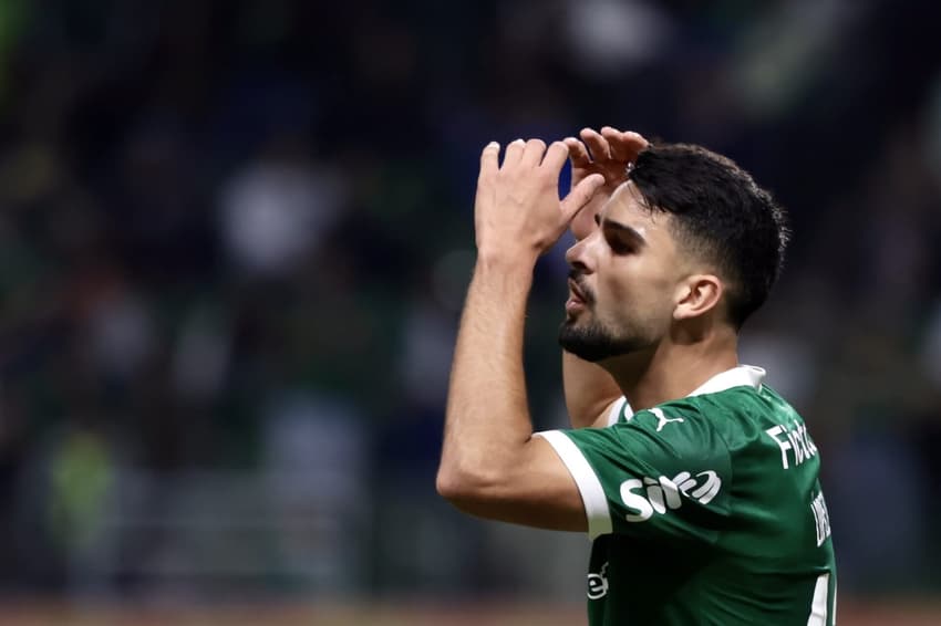 Flaco López, centroavante do Palmeiras