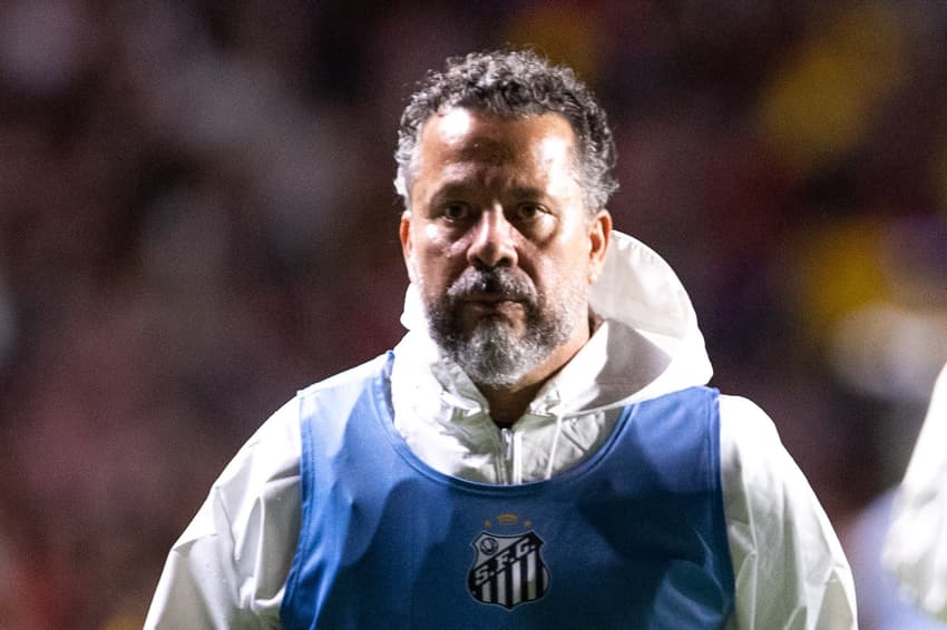Cleber Xavier, técnico do Santos (Foto: Rafael Vieira/AGIF)