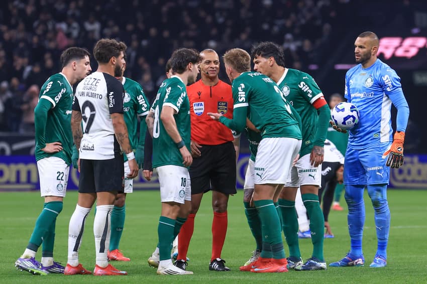 Clássico entre Corinthians x Palmeiras, na Neo Química Arena
