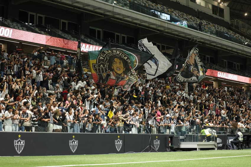Torcida nas arquibancadas da Arena MRV para acompanhar Atlético-MG x Vitória. (Foto: Daniela Veiga / Atlético)