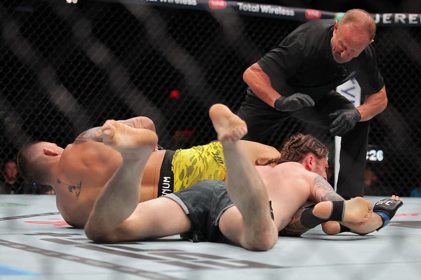 Brunno Ferreira derrota Jackson McVey no UFC 318 (foto: Jonathan Bachman / GETTY IMAGES NORTH AMERICA / Getty Images via AFP)