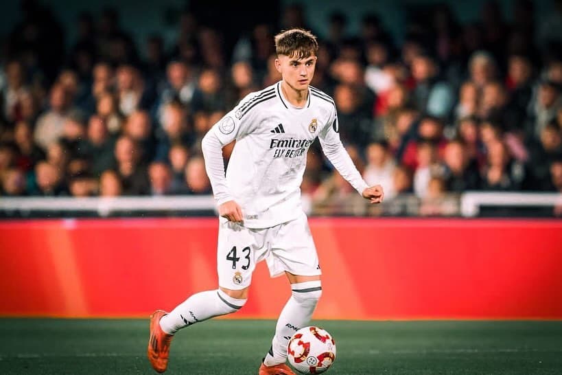 Diego Aguado em ação pelo Real Madrid, na Copa do Rei (Foto: Reprodução/Instagram)