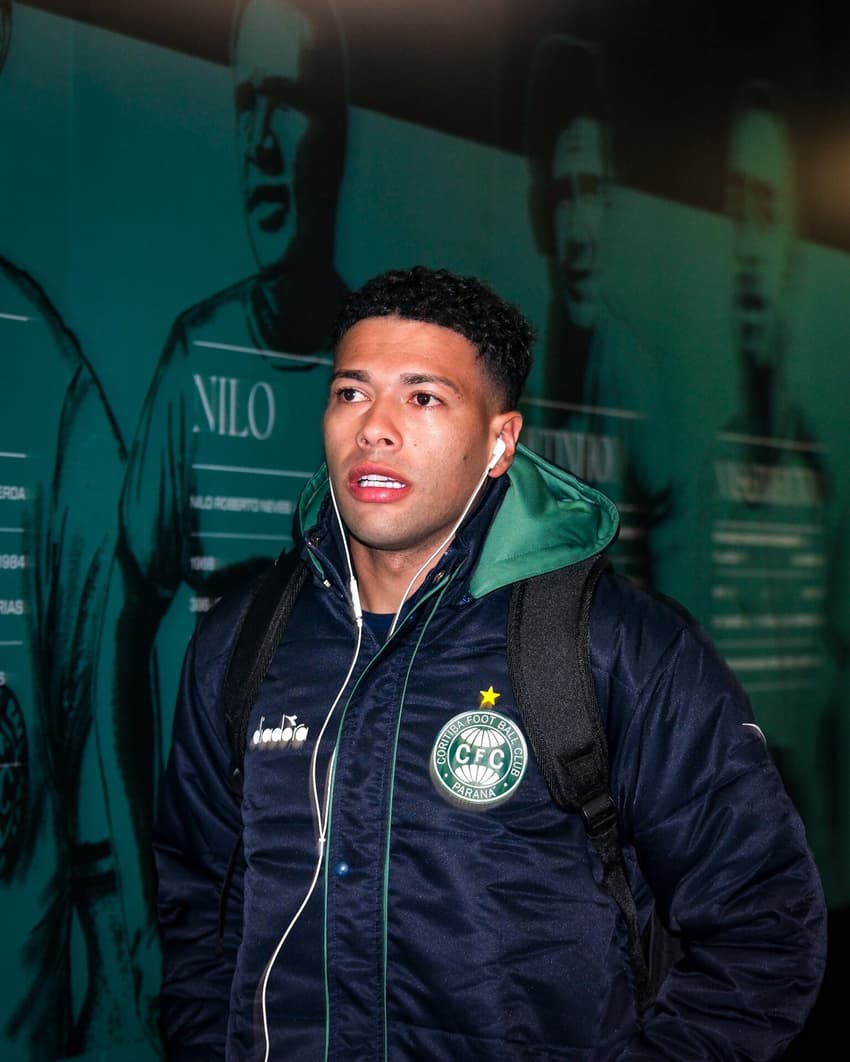 Felipe Machado defendeu o Coritiba em 2025 (Foto: JP Pacheco/Coritiba)