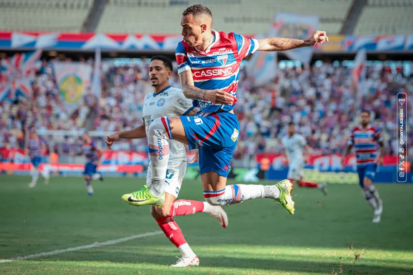 Partida entre Fortaleza e Bahia, pelo Brasileirão (Foto: Mateus Lotif/Fortaleza EC)