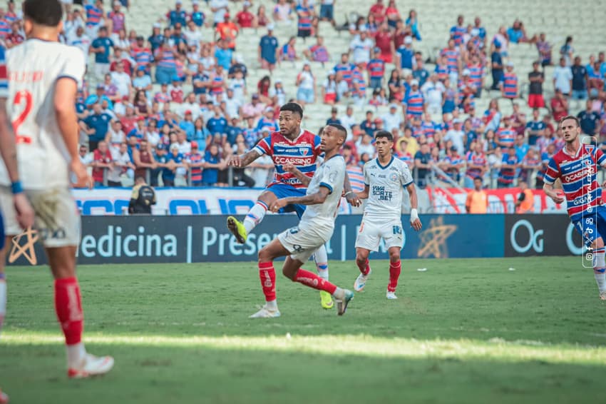 Partida entre Fortaleza e Bahia, pelo Brasileirão (Foto: Mateus Lotif/Fortaleza EC)