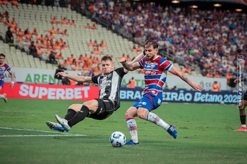Partida entre Fortaleza e Ceará, pelo Brasileirão ((Foto: Mateus Lotif/Fortaleza EC)