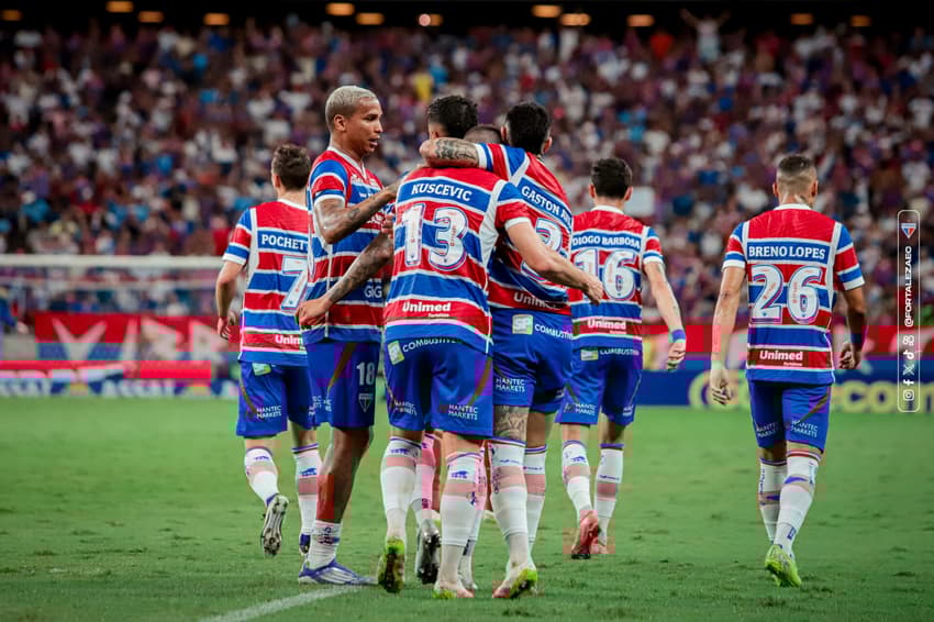 Partida entre Fortaleza e RB Bragantino, pelo Brasileirão (Foto: Mateus Lotif/Fortaleza EC)