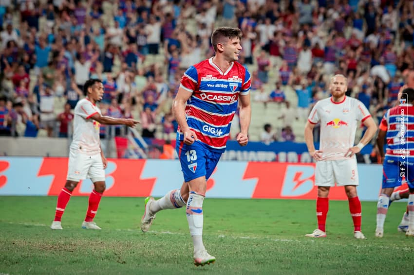Partida entre Fortaleza e RB Bragantino, pelo Brasileirão (Foto: Mateus Lotif/Fortaleza EC)