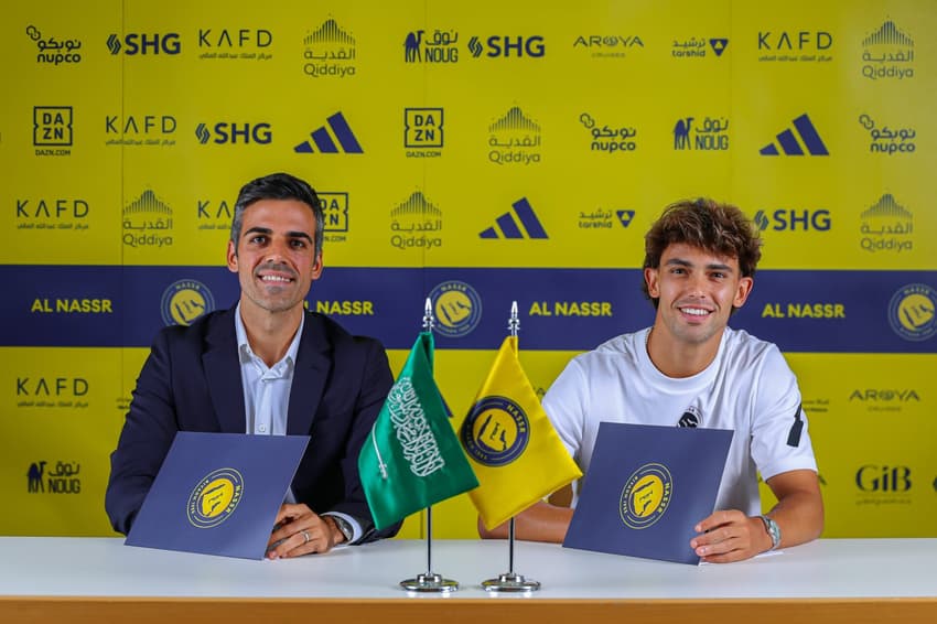 João Felix assinou contrato com o Al-Nassr até 2027 (Foto: Divulgação)