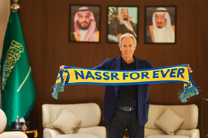 Jorge Jesus foi anunciado pelo Al-Nassr (Foto: Reprodução/X)