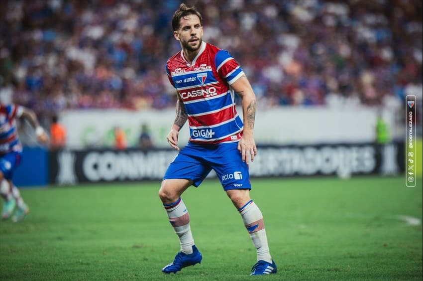 Lucas Sasha, volante do Fortaleza (Foto: Mateus Lotif/Fortaleza EC)