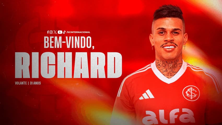 Richard, novo volante do Internacional