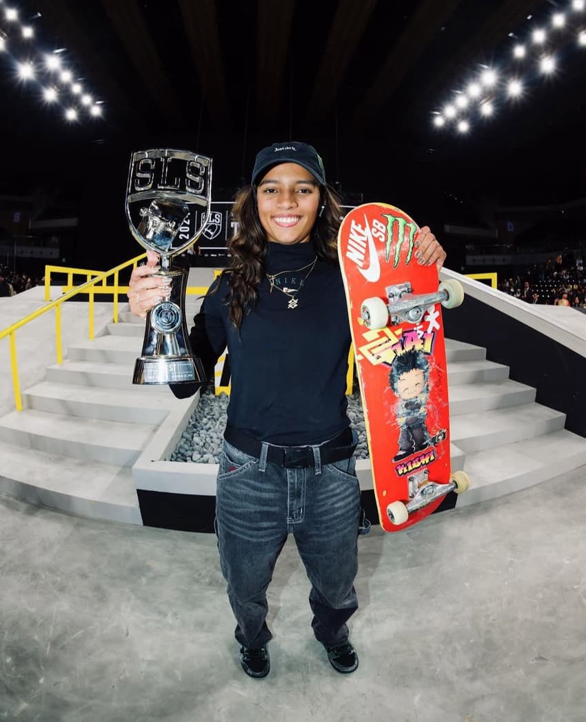 Rayssa Leal durante competições internacionais (Foto: Reprodução/ Redes Sociais)