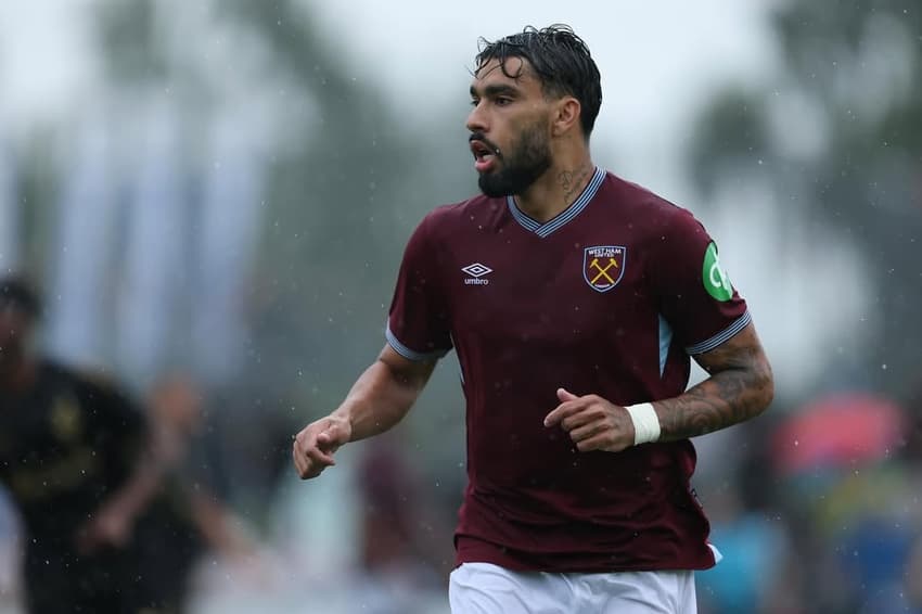 Paquetá em ação no amistoso contra o Grasshopper (Foto: Repdrodução/Lucas Paquetá)