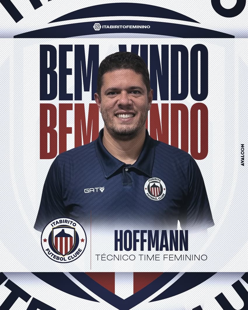 Hoffmann anunciado por Itabirito. (Foto: Itabirito/Divulgação)