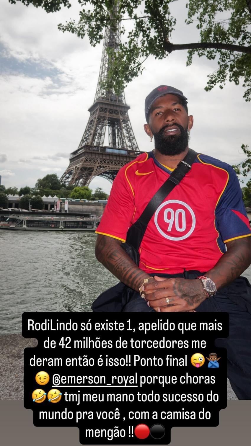Ex-Flamengo, Rodinei responde comparações e manda recado a Emerson Royal