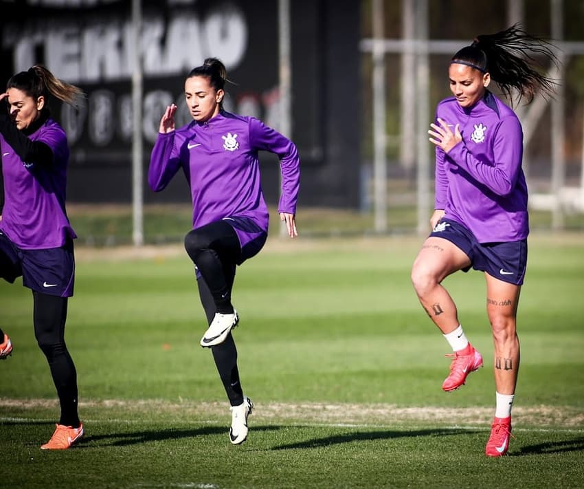 Treino do Corinthians Feminino para encarar o Palmeiras pelo Paulistão. (Foto: Rodrigo Gazzanel/Corinthians)