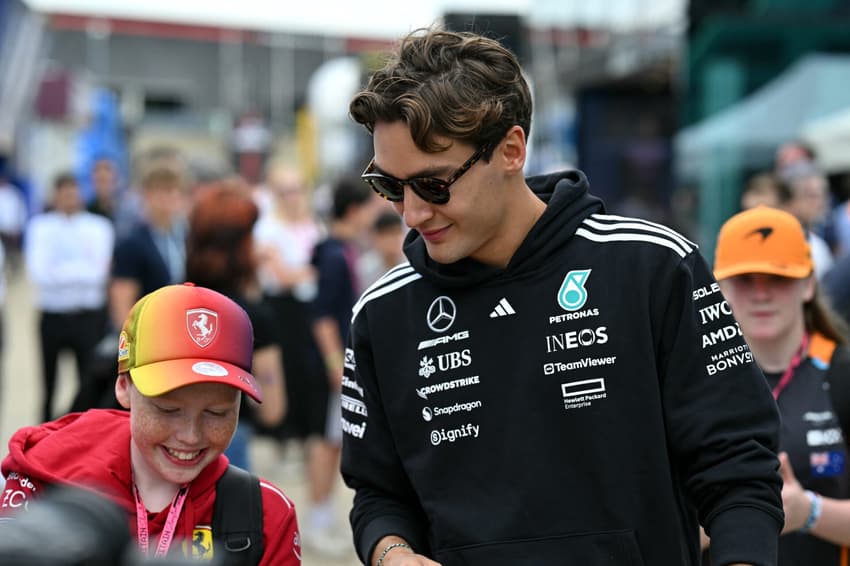 Britânico George Russell, da Mercedes (foto: Andrej ISAKOVIC / AFP)